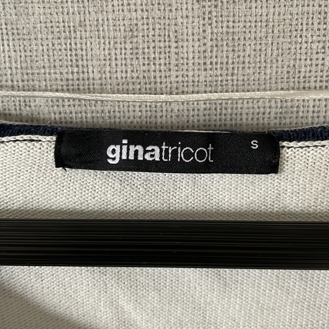 Bomullströja med trekvartsärm - 90