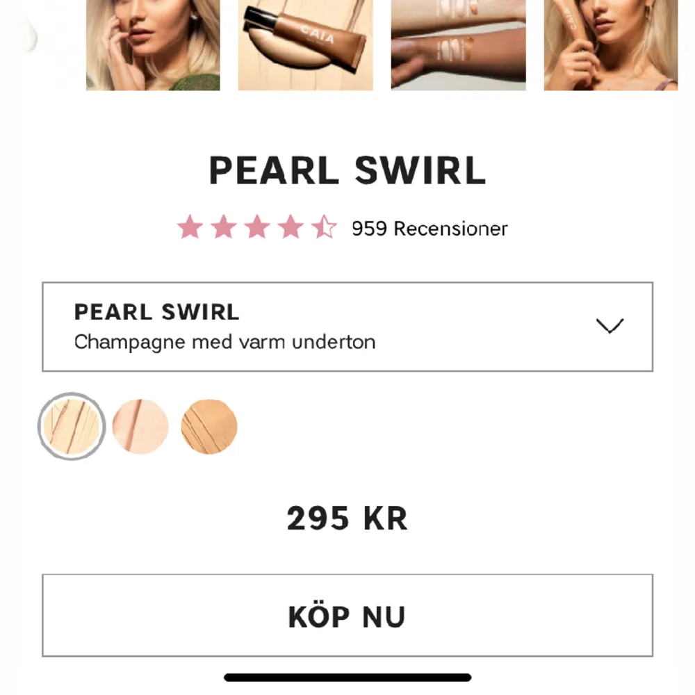 Säljer denna higjtlightern. Helt oanvänd! Säljer då jag redan har en och jag fick den i Caia kalendern. Så fint och naturligt glow🤌💕. Övrigt.