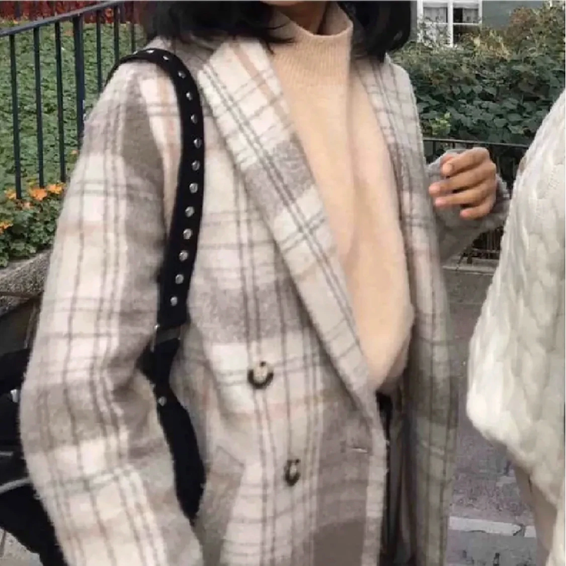 Beige kappa från h&m