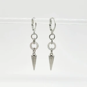 Handgjorda örhängen  - Handgjorda örhängen ●Material- rostfritt stål  ●Örhängeskrokar -100% rostfritt stål . Nickel fri.☆☆☆Längd - 5cm 2st-90kr