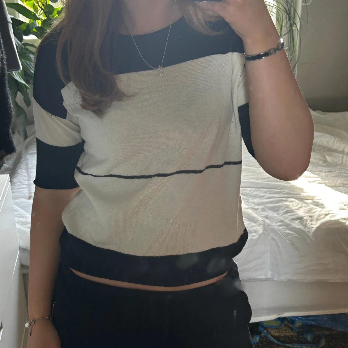 Stickad tshirt  - 90