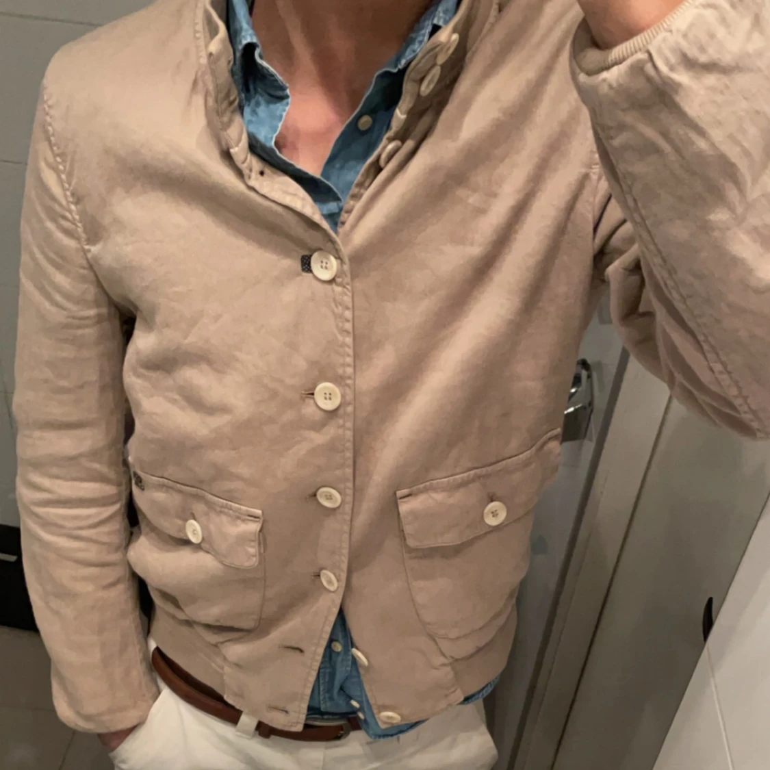 Beige Overshirt 