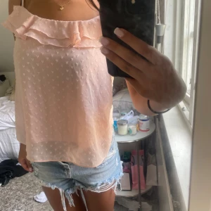 Rosa volangtopp - Rosa volang topp storlek XS