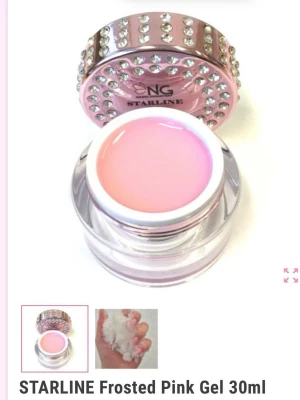 STARLINE Frosted Pink Gel 30ml - Builder gel från nagelgiganten ,färgen ”starline frosted Pink 30ml ” har 2 stycken oöppnade burkar så säljer båda för 450 eller 1 bruk för 225kr! Vid intresse så kan jag skicka bild på burkarna,skriv privat! Medium viskositet!