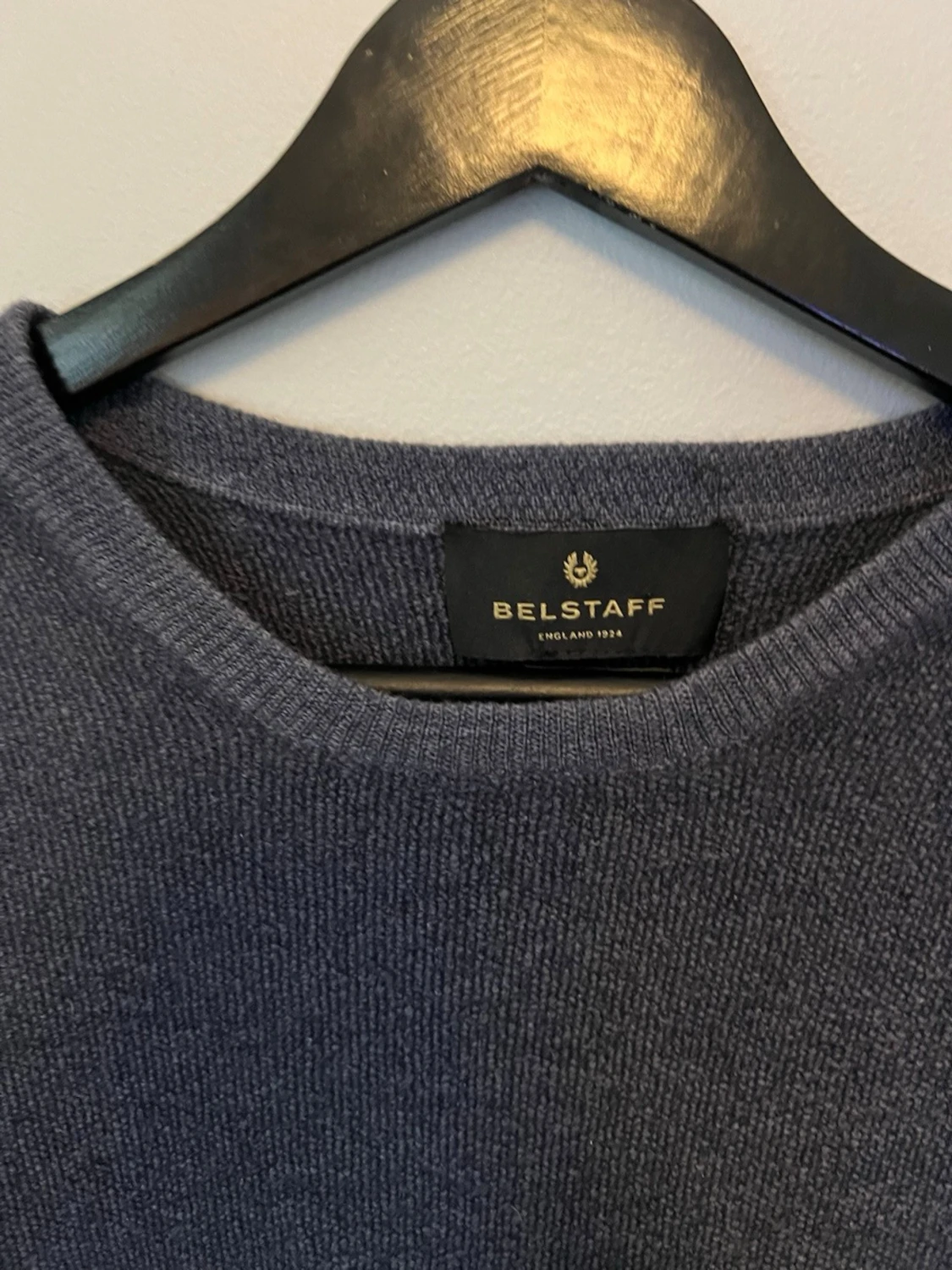 Mörkgrå stickad tröja från Belstaff - 2