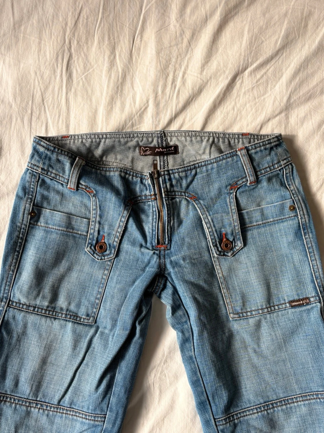 Blå bootcut jeans från Mavi - 1