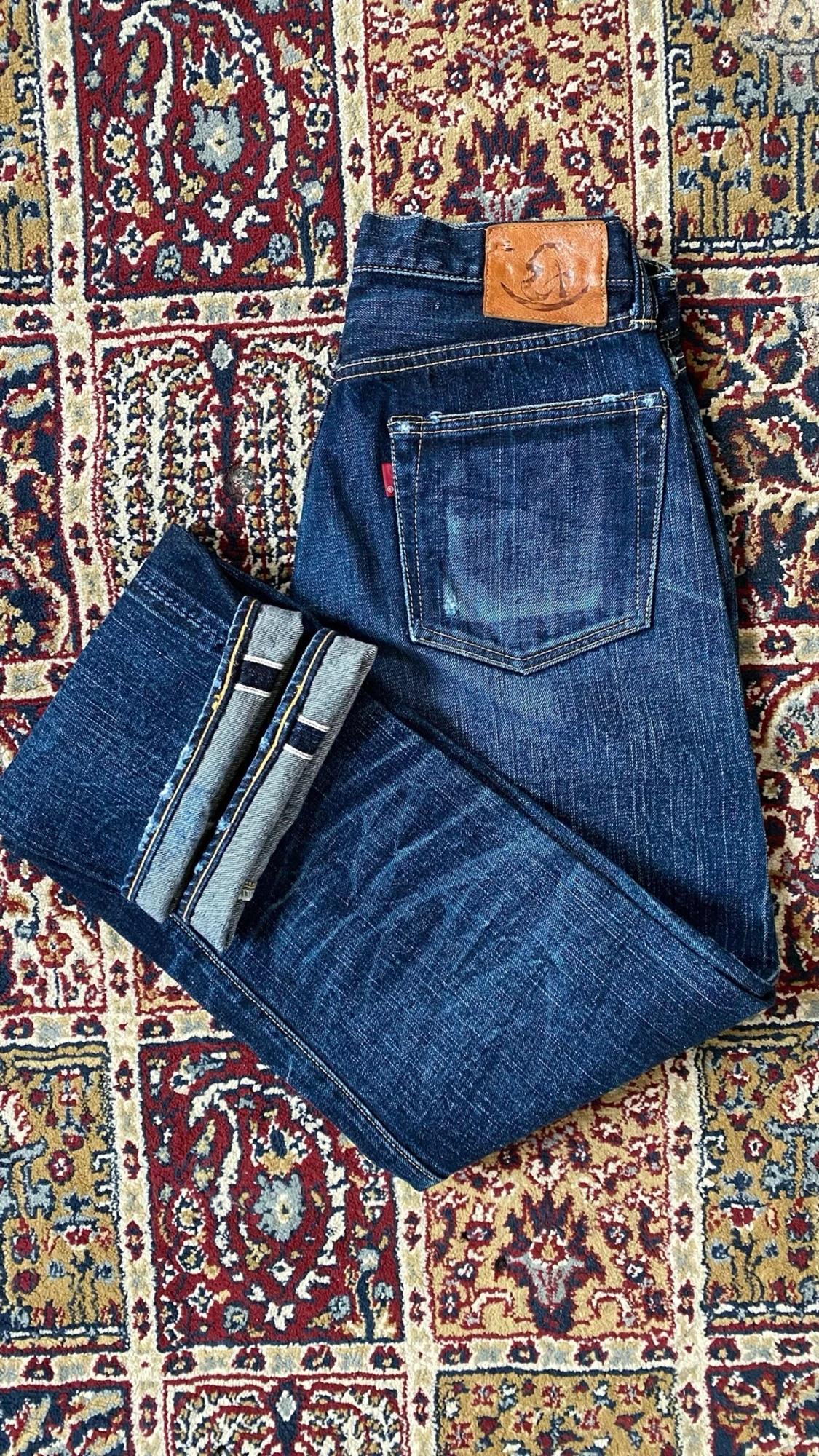 Samurai bootcut blå jeans vintage - 3