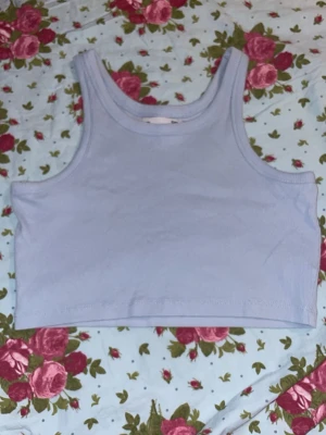 Blå tank top, S - Använd 1-3 gånger.