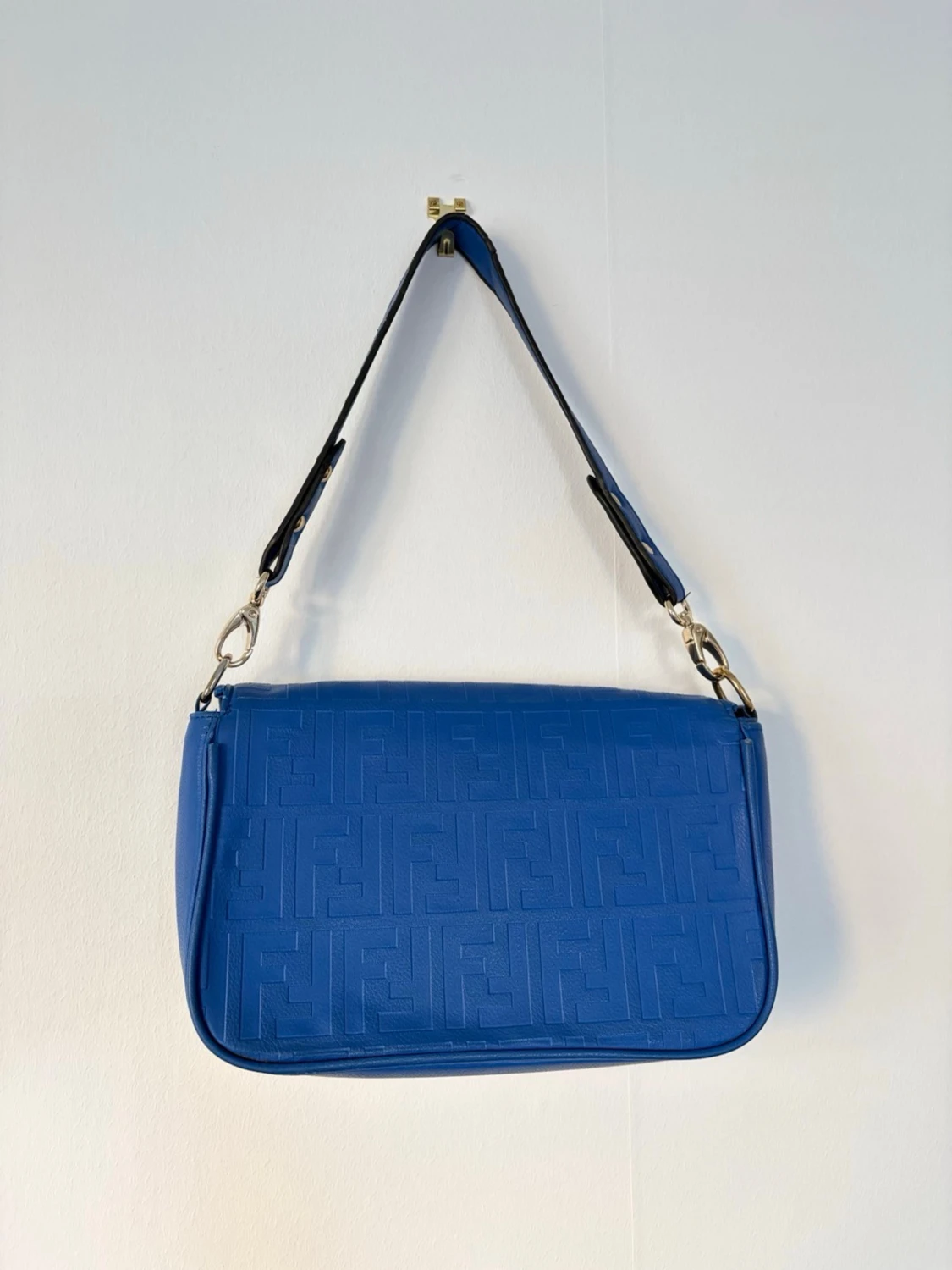 Blå handväska fendi vintage  - 1