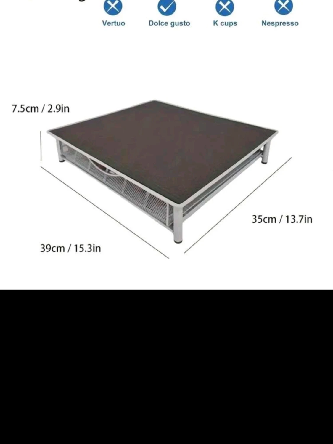 Kapselhållare för kaffemaskin - 1