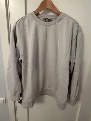 Ljusgrå oversized sweatshirt - En stilren ljusgrå sweatshirt. Perfekt för en enkel och clean look.