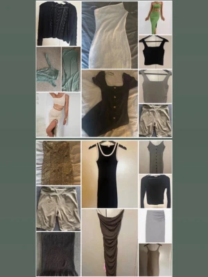 Klädpacket bundle - Klänningarna är i storlek XS. Majoriteten är oanvända och passar vid olika tillfällen 🌸 Extra plagg kan förekomma‼️