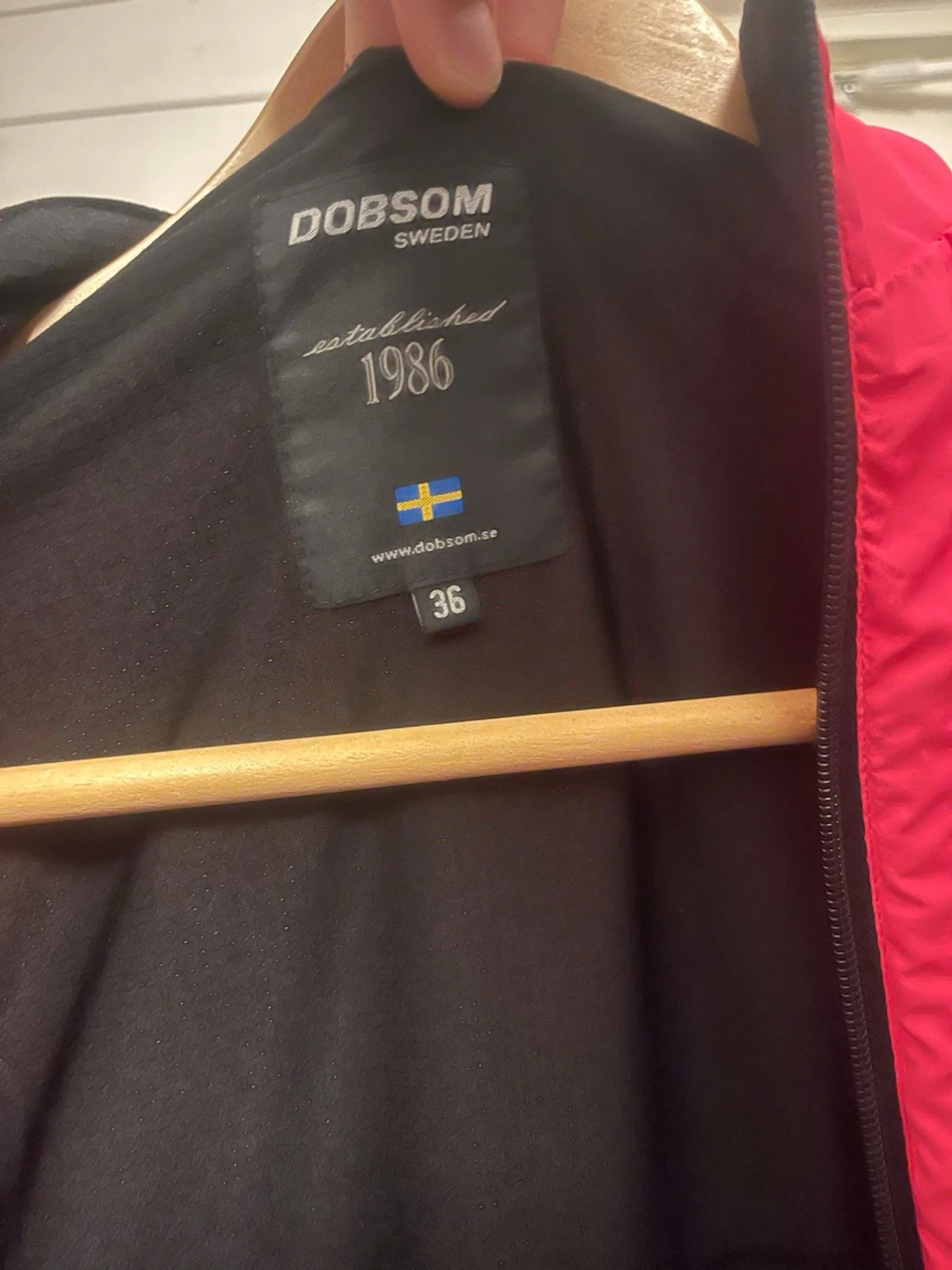 Rosa tunn jacka  - 1