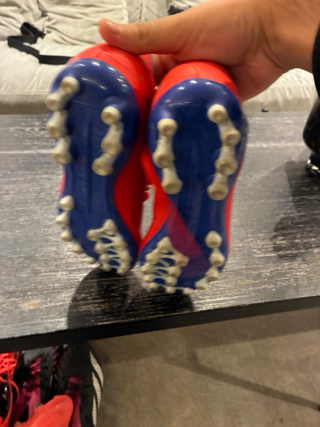 Röda Adidas X fotbollsskor - 2