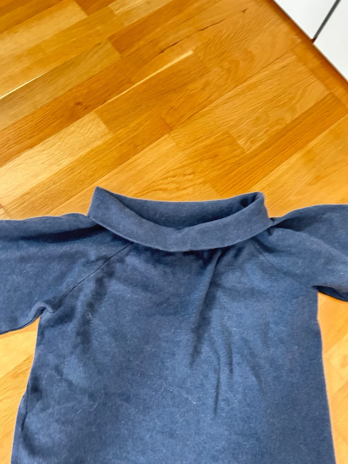 Mörkgrå off shoulder stickad tröja - 3