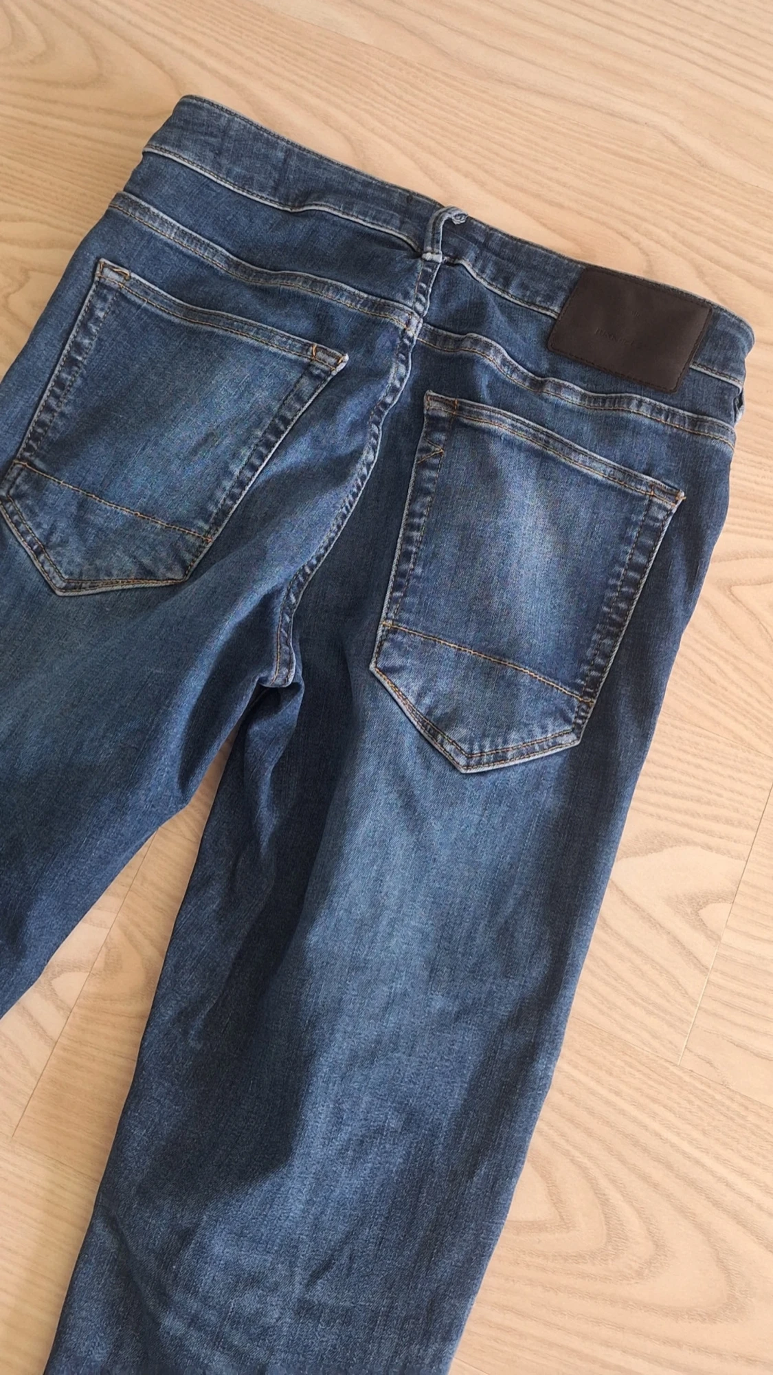 Blå skinny fit jeans från JUNK de LUXE W30 L32 - 3