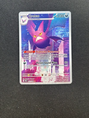 Crobat Fullart (mint) - Nya Crobat från settet Chaos Rising. Inga märken inga dents alltså fläckfri! Säljer nu baserat på marknads priserna vilket ligger runt 150kr.