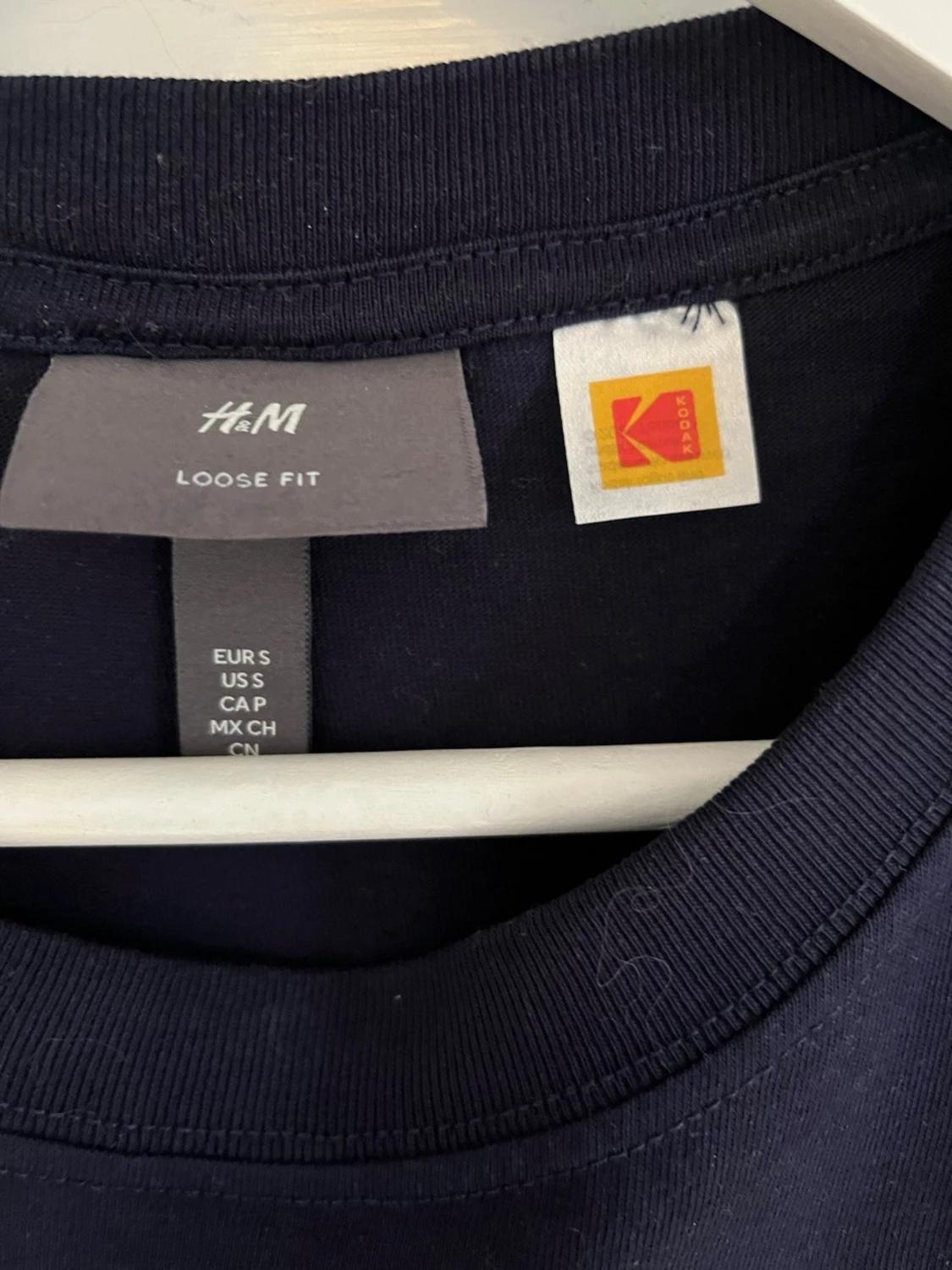Mörkblå Kodak t-shirt med tryck - 4