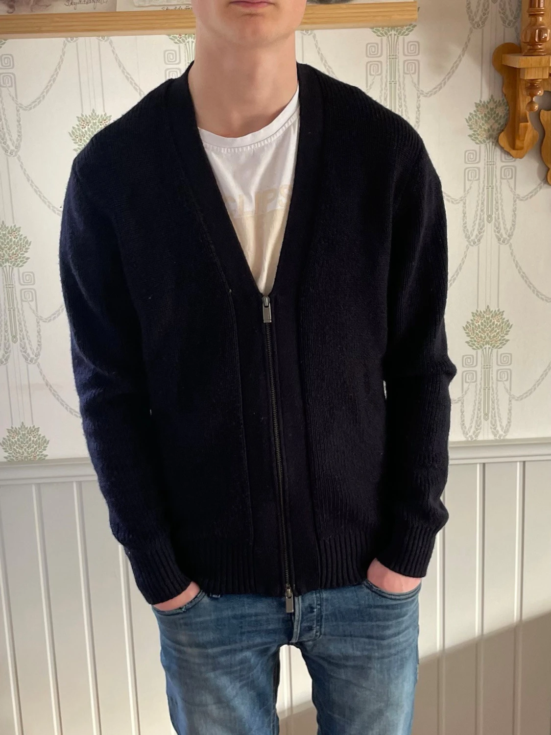 Massimo Dutti merinoull cardigan  - 1