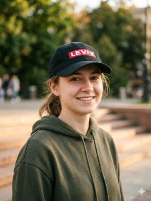 Svart keps från Levi's - Svart keps från Levi's med klassisk böjd skärm och broderad röd logotyp framtill. Kepsen är tillverkad i bomull och har justerbar rem baktill för perfekt passform. Perfekt accessoar för en avslappnad streetstil.