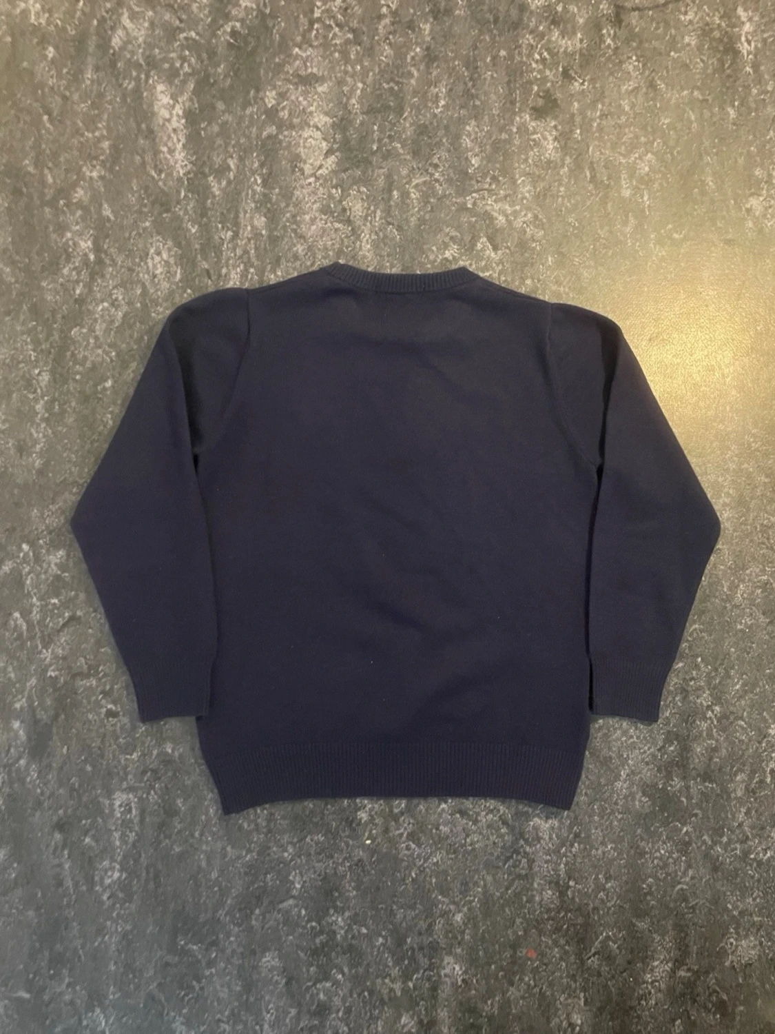 Mörkblå stickad tröja Comme des Garçons - 1