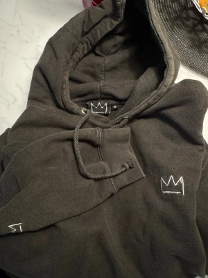 Svart hov1 hoodie  - Intresekoll på min hov1 tröja, ganska urtvättad💕                                              skriv prisförslag så kan vi försöka komma överens om något pris