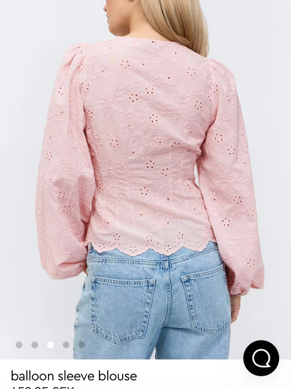 Balloon sleeve blouse - 1