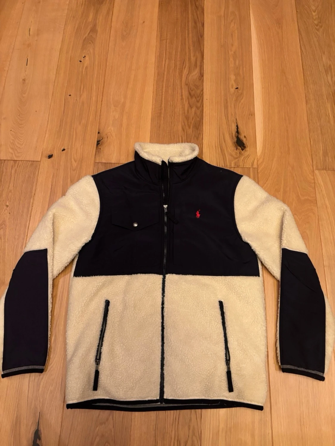 Beige teddyjacka från Polo Ralph Lauren