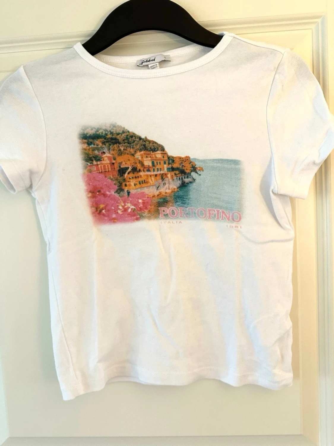 Vit Portofino t-shirt från Subdued - 3