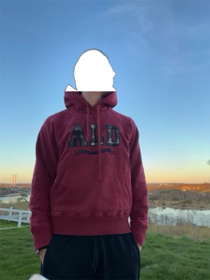 Vinröd hoodie från Aimé Leon Dore (nischat märke ifrån USA) - Säljer en vinröd hoodie från Aimé Leon Dore med broderad ALD-logga på bröstet. Det är storlek XS och sitter som en XS. Den är knappt använd och passar 167-174 (nypris 2 300)
