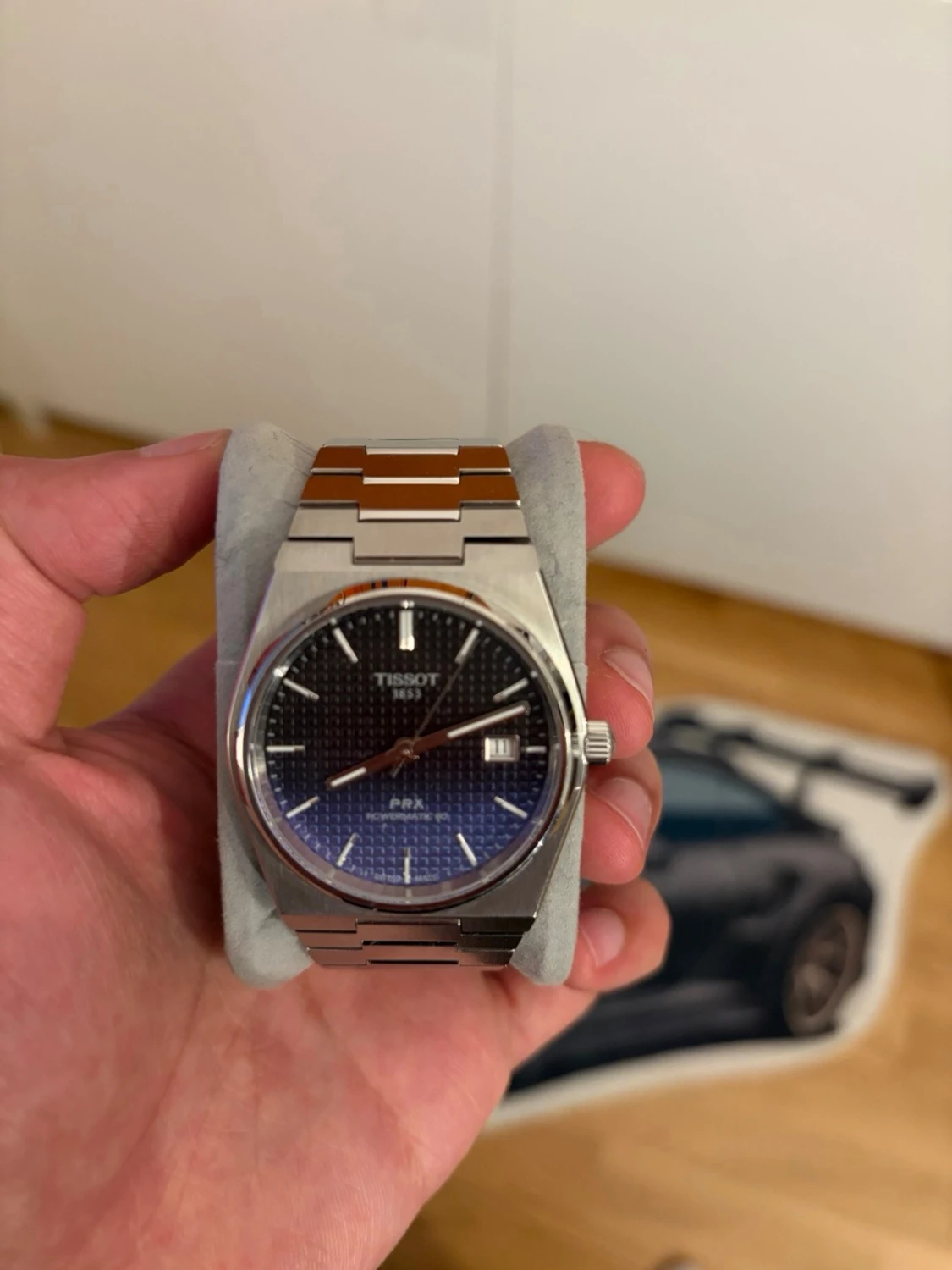 Tissot PRX blå klocka i stål - 1