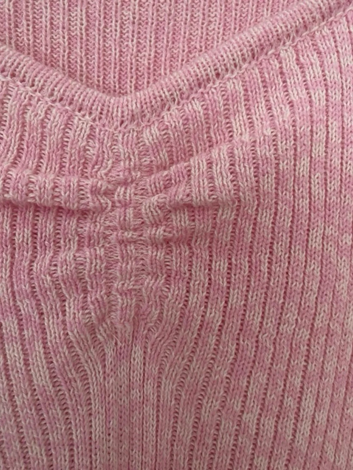 Rosa ribbad topp från Fransa - 2