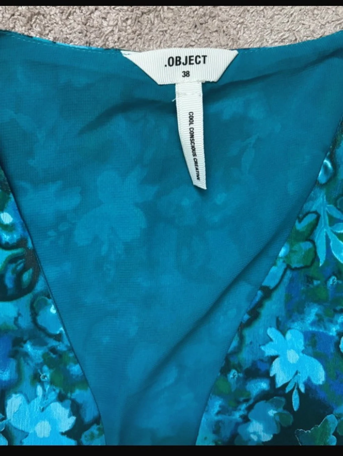 Blommig långklänning från Object - 1