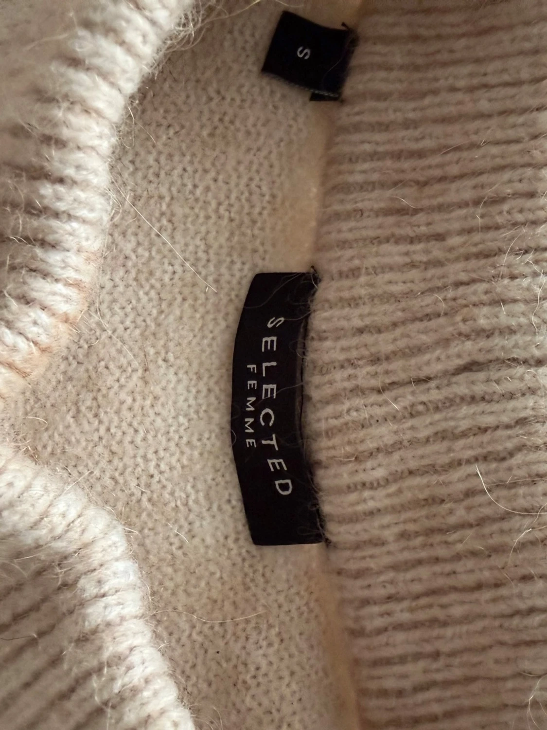 Beige stickad tröja Selected Femme - 2