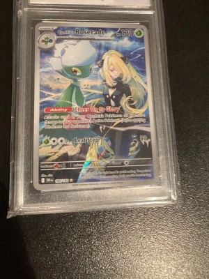 Pokémonkort Cynthia's Roserade Graderad - Enligt bild