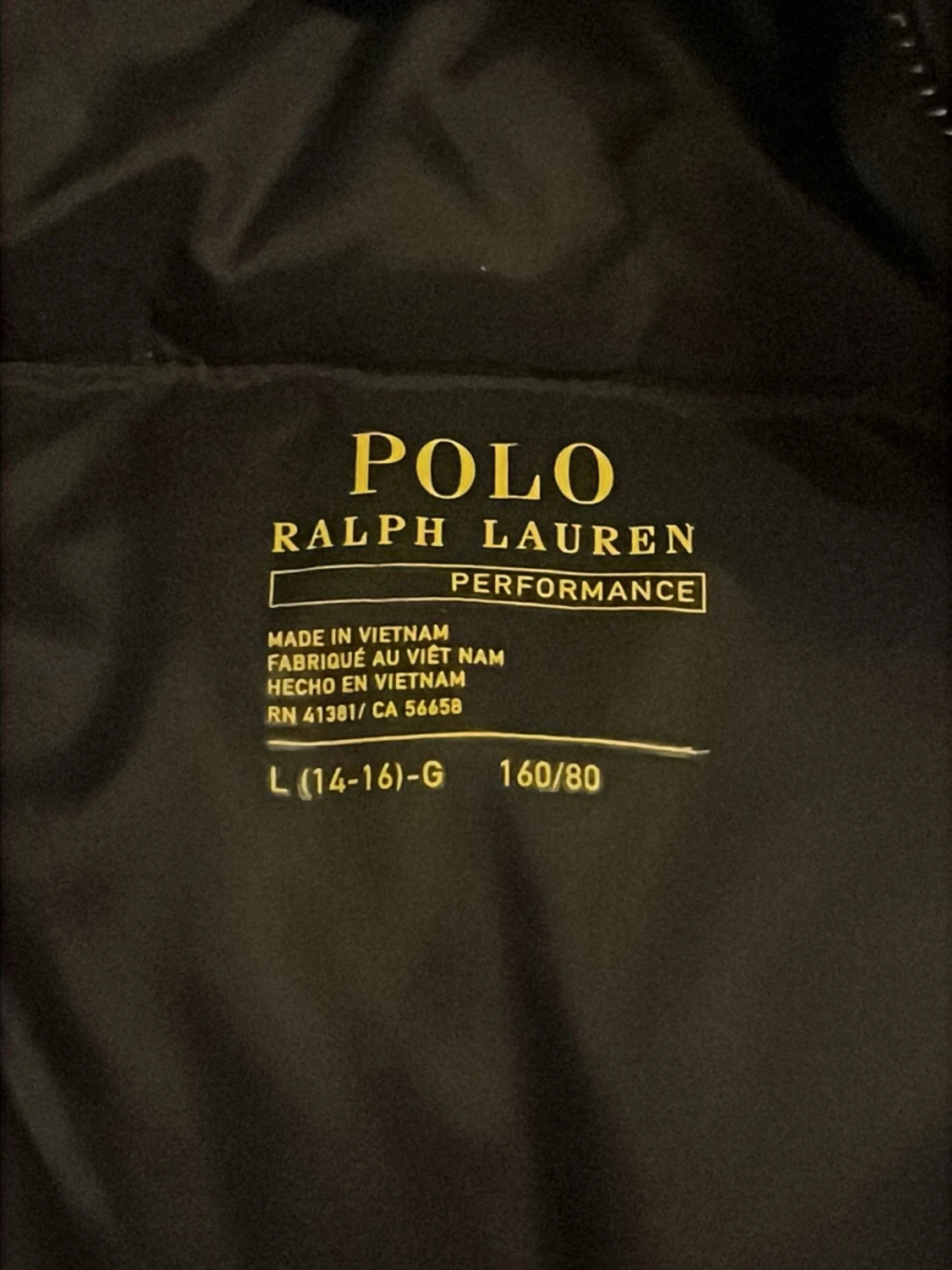 Svart pufferjacka från Polo Ralph Lauren - 1