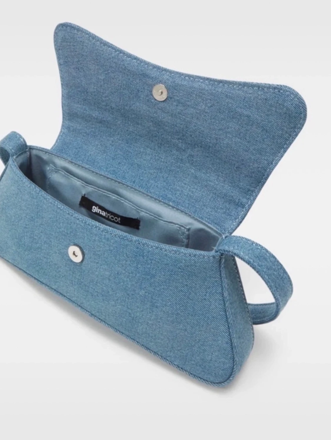 Blå denim handväska Gina Tricot - 1