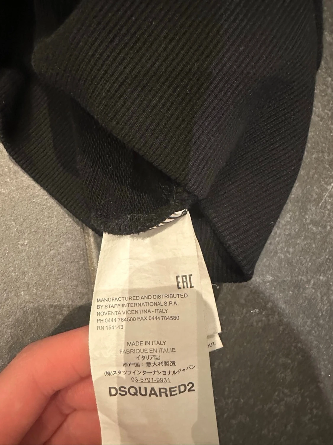 Svart Dsquared2 ICON hoodie - 2