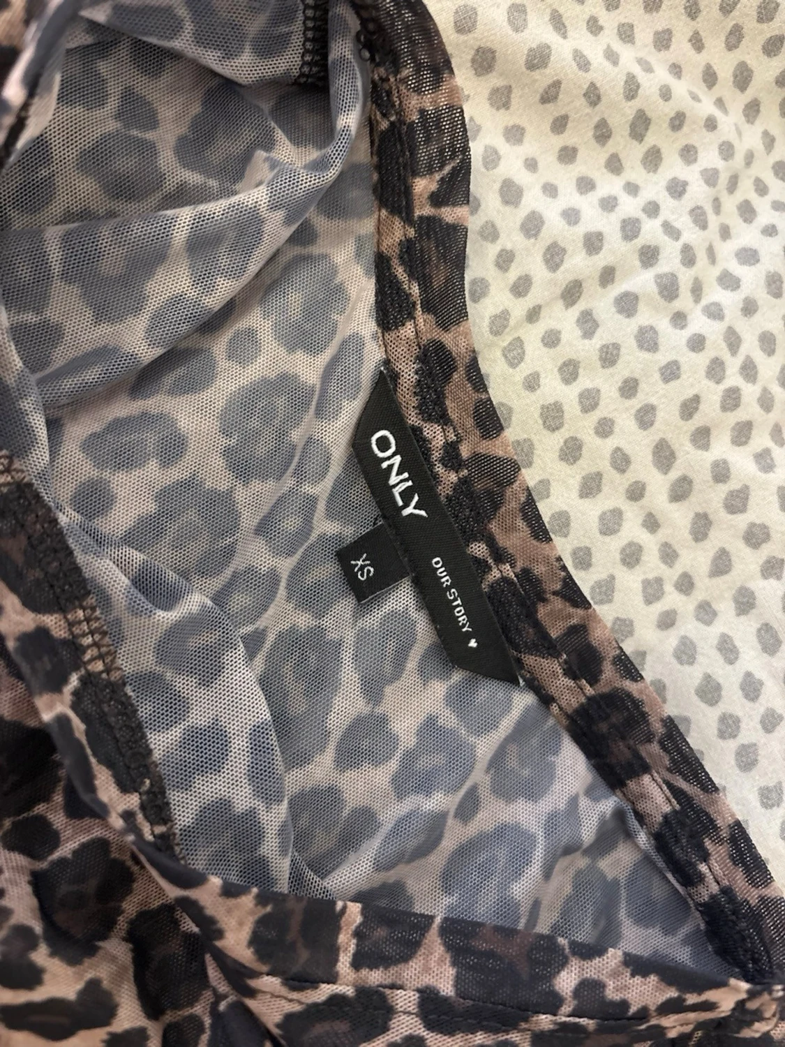 Leopardmönstrad tight topp - 4