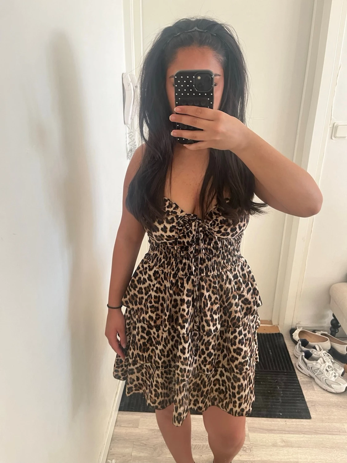 Leopard klänning  - 1