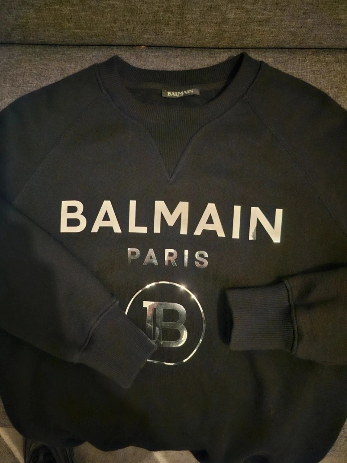 Svart Balmain Paris sweatshirt - 3