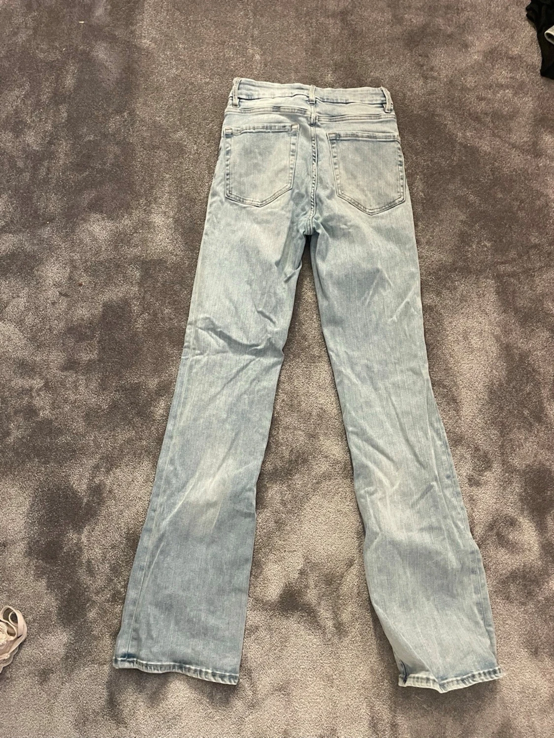 Ljusblå bootcut jeans - 1