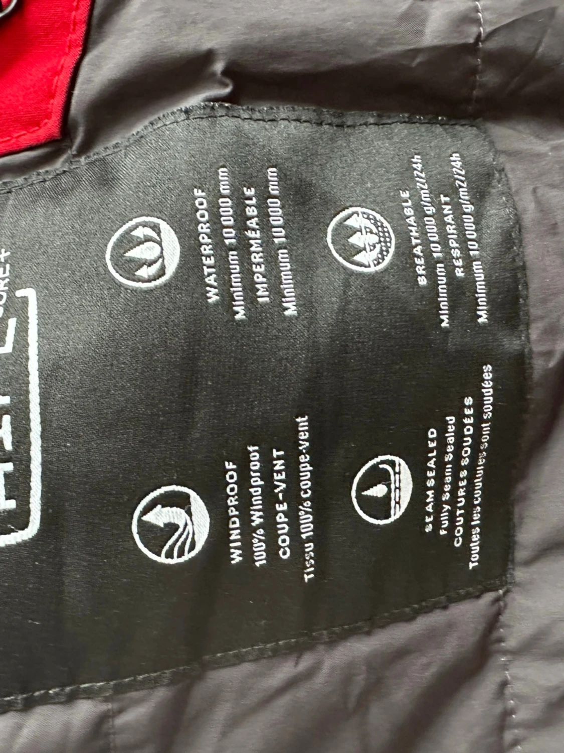 Röd skidjacka Peak Performance - 5