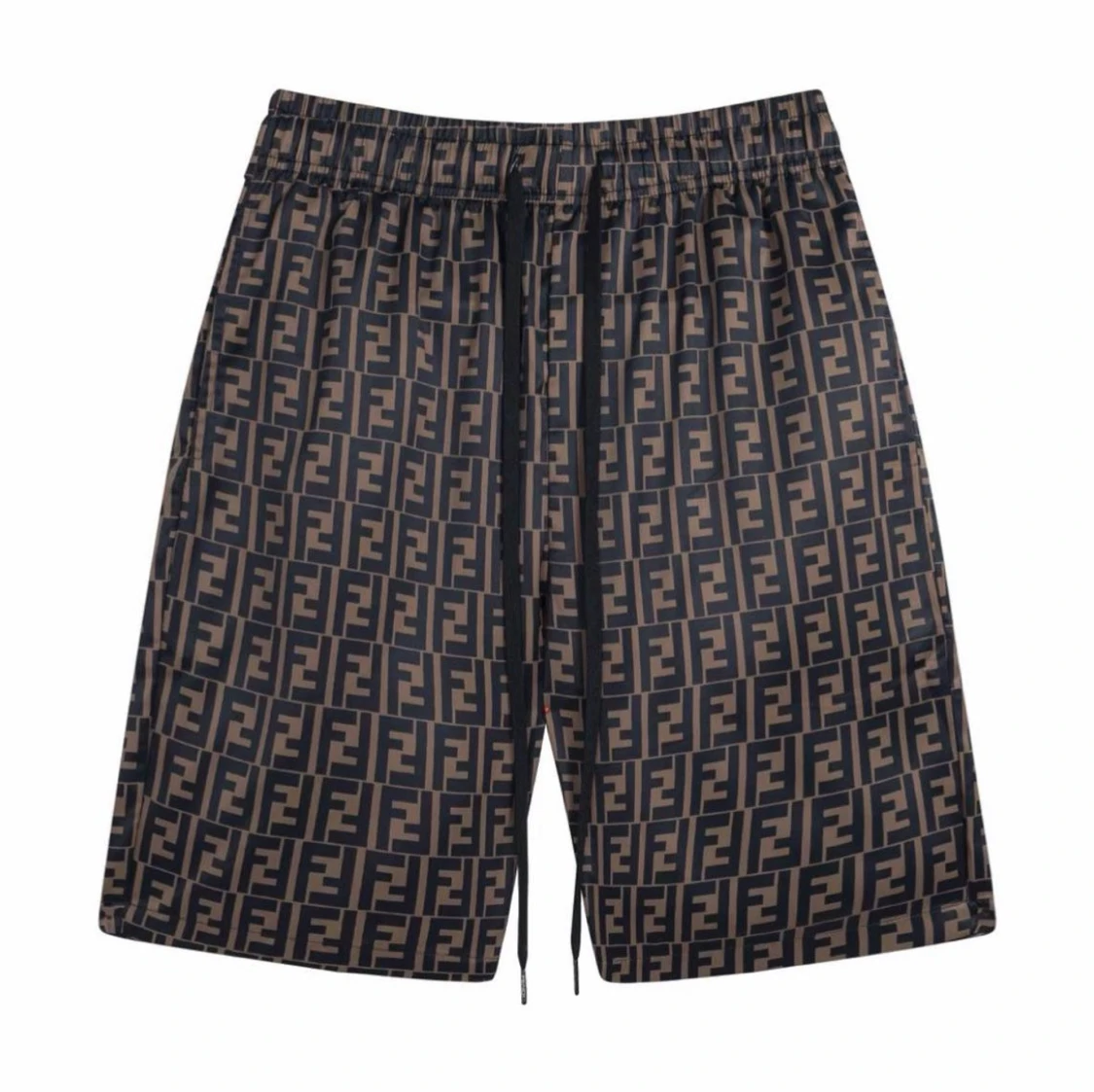 Bruna Fendi shorts med logomönster