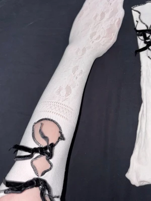 Coquette vita lace strumpor - Helt nya!