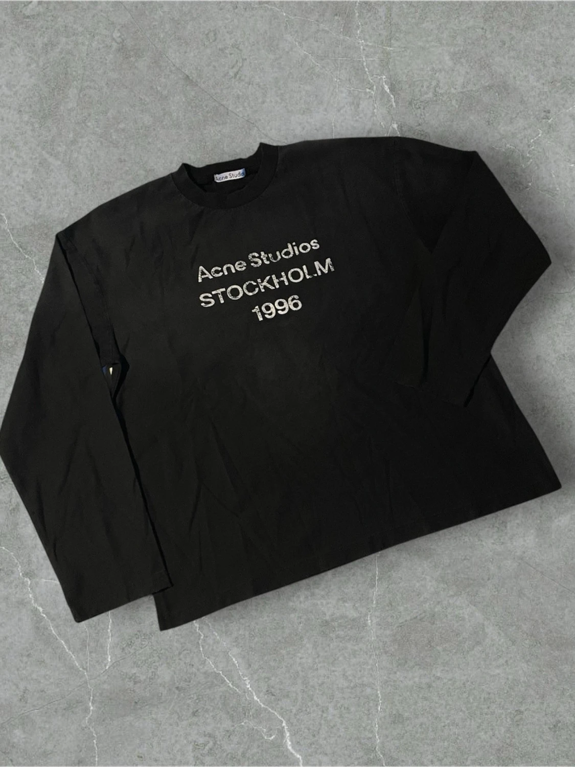 Svart långärmad topp Acne Studios | M 