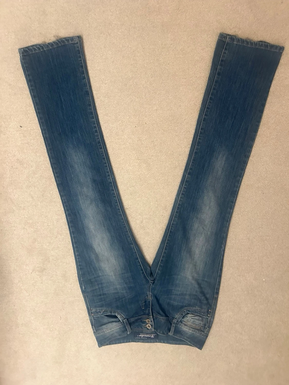 Blå jeans vintage - 5