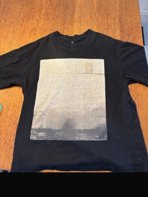 Svart t-shirt med abstrakt tryck - Cool svart t-shirt i 100% bomull Destroy lonely t shirt 