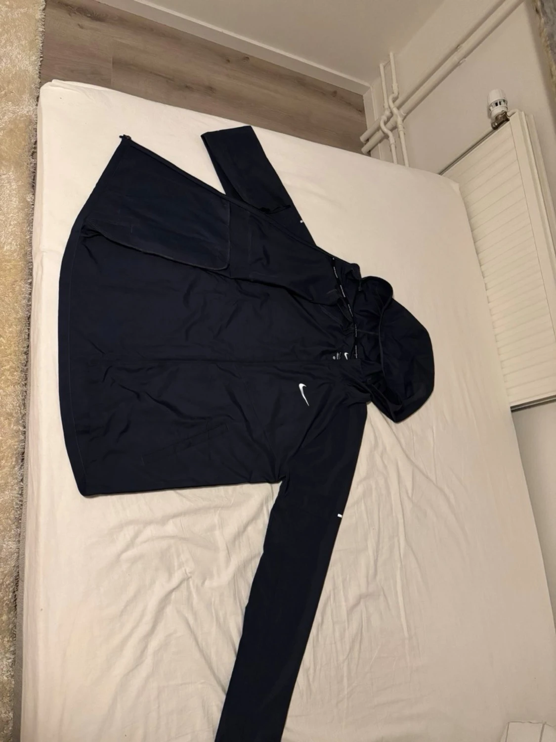 MÖRKBLÅ* Nike vindjacka med huva - 3