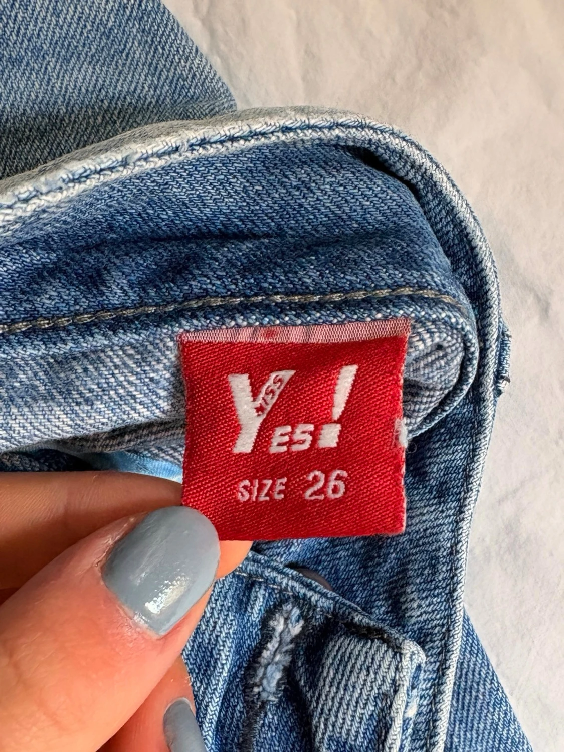 Ljusblå raka jeans från Miss Yes! - 4
